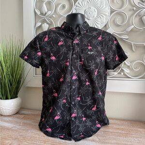 Hollister Men’s XS Black Flamingo Print Epic Flex Stretch